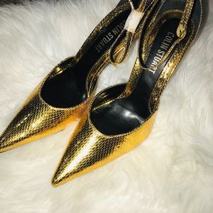 Gold heels